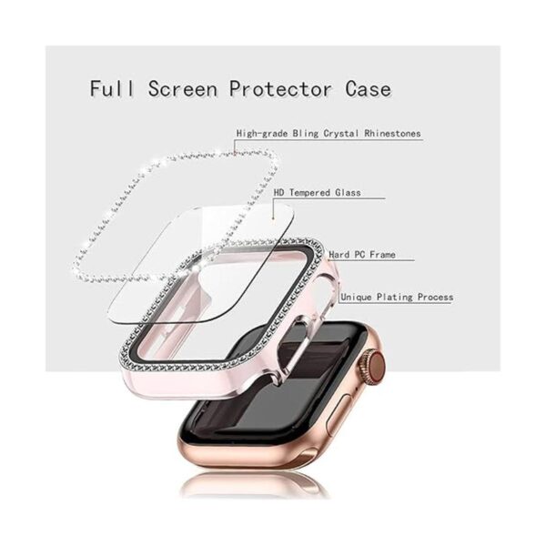 ISENXI Bling Watch Protector de pantalla compatible con_3