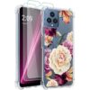 Osophter TMobile Revvl 6 5G Funda floral para niñas y_1