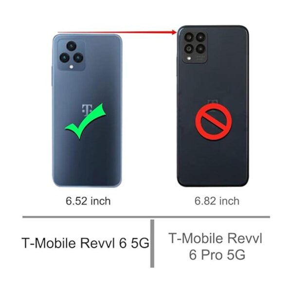 Osophter TMobile Revvl 6 5G Funda floral para niñas y_2