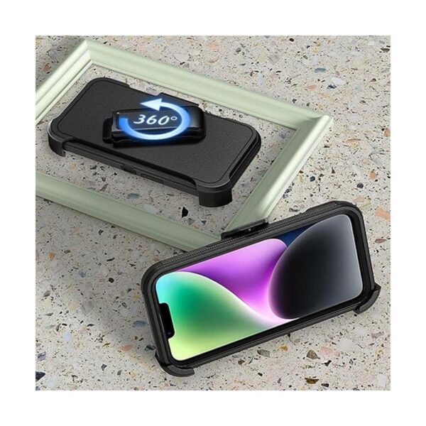 TASHHAR Funda de teléfono para iPhone 14 Plus resistente_2