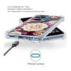 Osophter TMobile Revvl 6 5G Funda floral para niñas y_5