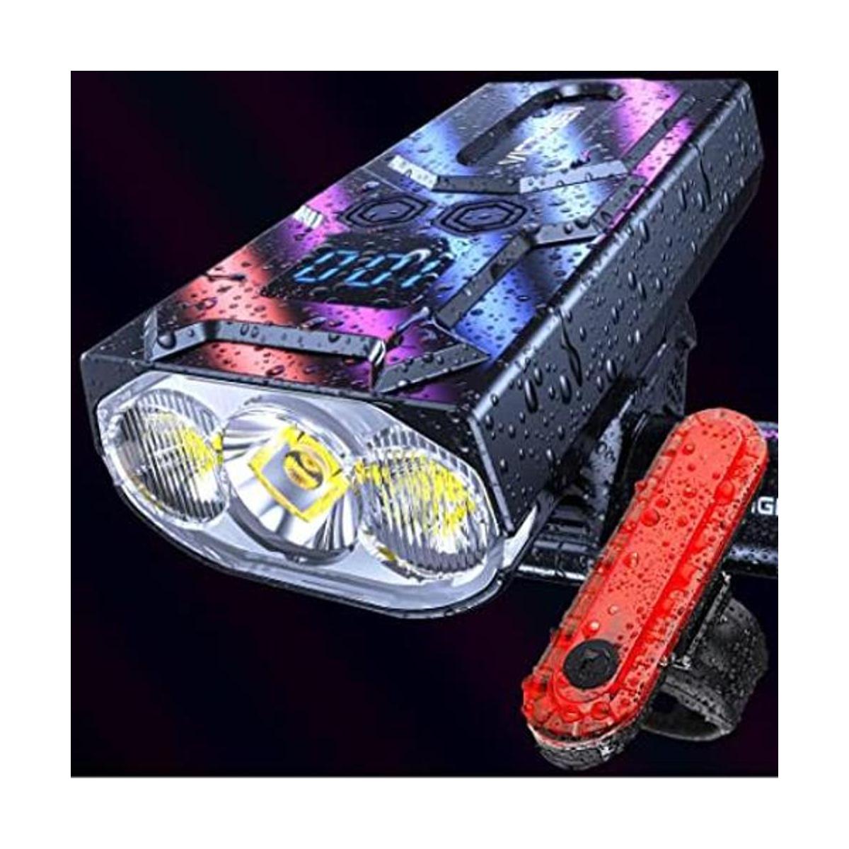 Victagen Bike Lights 8000 Lumen Bike Lights for Night