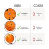 4Es Novelty Balón de baloncesto inflable de 20 pulgadas_5