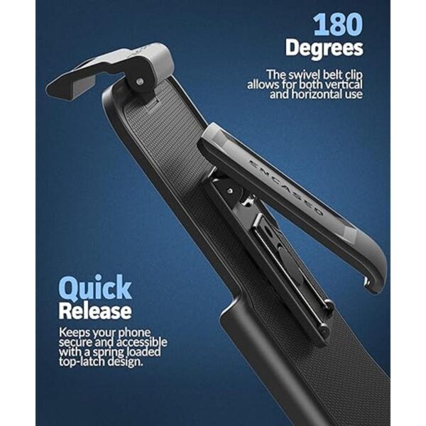 Encased Funda Rebel para iPhone 14 Plus con clip para_2