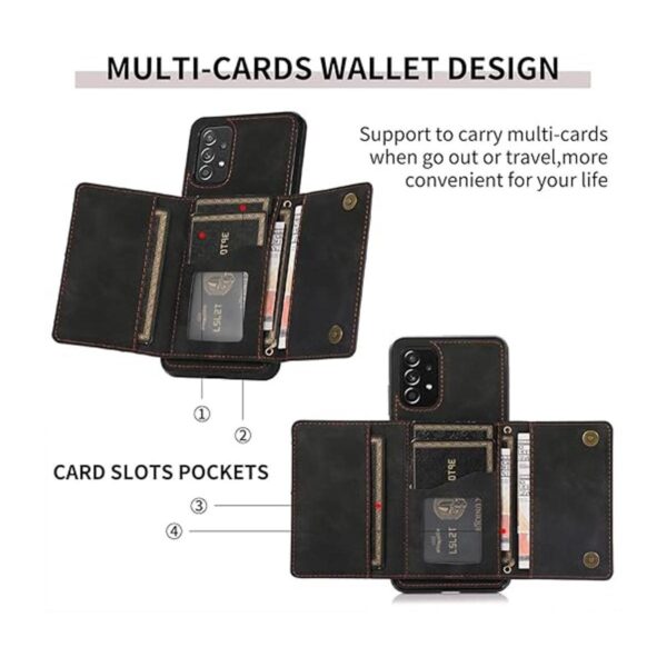 NKECXKJ Funda tipo cartera para Samsung Galaxy A53 5G con_4