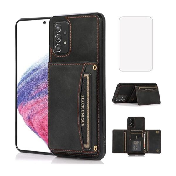 NKECXKJ Funda tipo cartera para Samsung Galaxy A53 5G con_1