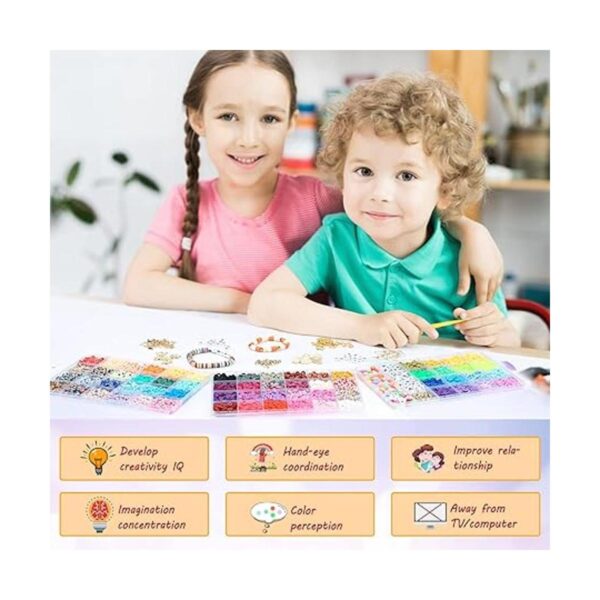 QUEFE 6000 cuentas de arcilla de 64 colores para hacer