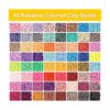 QUEFE 6000 cuentas de arcilla de 64 colores para hacer