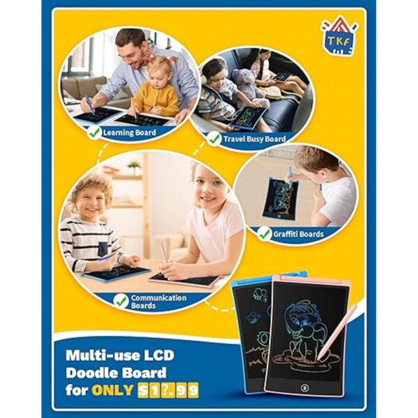 TEKFUN Juguetes para niños 2 tabletas de escritura LCD