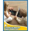 TEKFUN Juguetes para niños 2 tabletas de escritura LCD