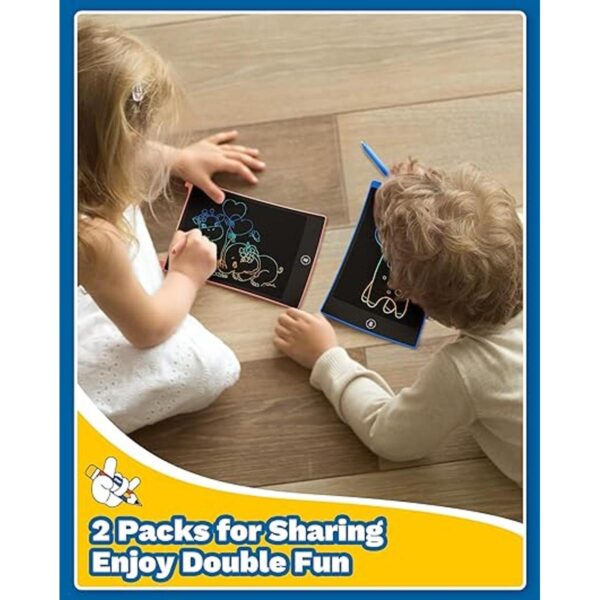 TEKFUN Juguetes para niños 2 tabletas de escritura LCD