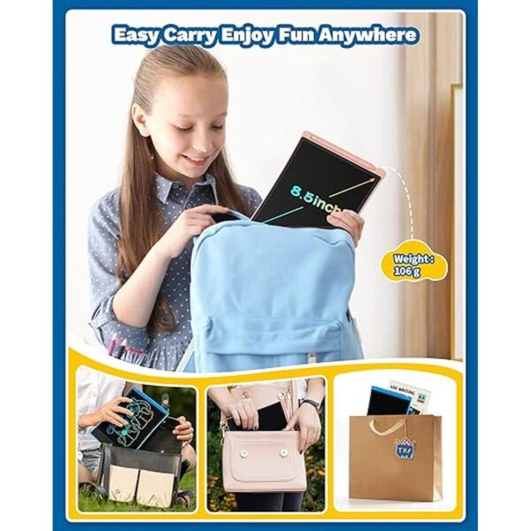 TEKFUN Juguetes para niños 2 tabletas de escritura LCD