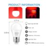 Bombilla LED roja regulable equivalente a 40 W bombillas_4