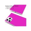 Omorro Funda cuadrada para iPhone 14 Pro de neón para_4
