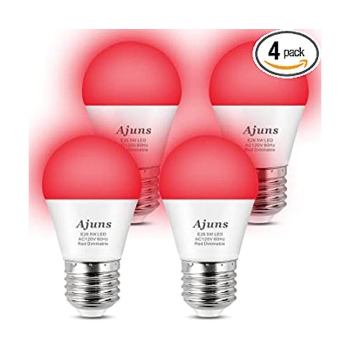 Bombilla LED roja regulable equivalente a 40 W bombillas