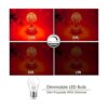 Bombilla LED roja regulable equivalente a 40 W bombillas_3