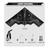 Eayaele Foam B2 Spirit Bomber RC Plane 2 CH Remote_5