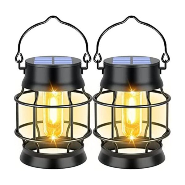 UBright Paquete de 2 linternas solares colgantes faroles_1