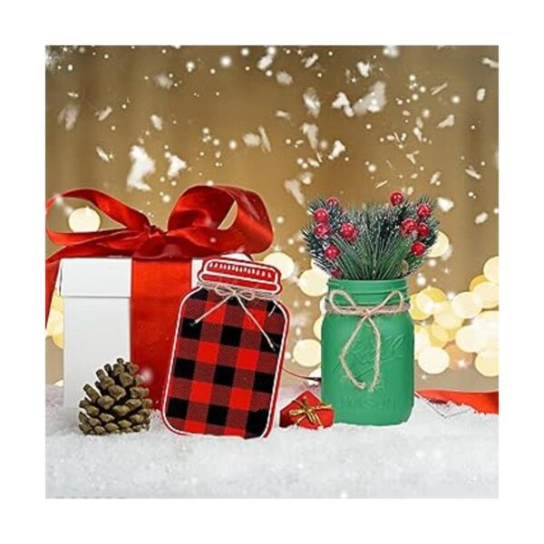 Tarros de Navidad para centro de mesa decoración de árbol_5