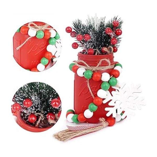 Tarros de Navidad para centro de mesa decoración de árbol_3