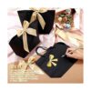 Paquete de 36 bolsas de regalo negras con asas bolsas de