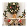 Spiareal 200 piezas de adornos de madera de Navidad de 3.5