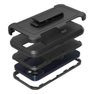 Compatible con iPhone 14 con funda de clip para cinturón_1