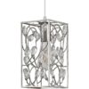 SHENGQINGTOP Lámpara colgante moderna de cristal con jaula_2
