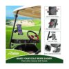 Roykaw Soporte de teléfono para carrito de golf para_4