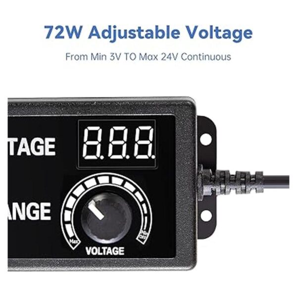HZHFCB 3V24V 3A 72W Power Supply Adjustable DC from 3V to_2