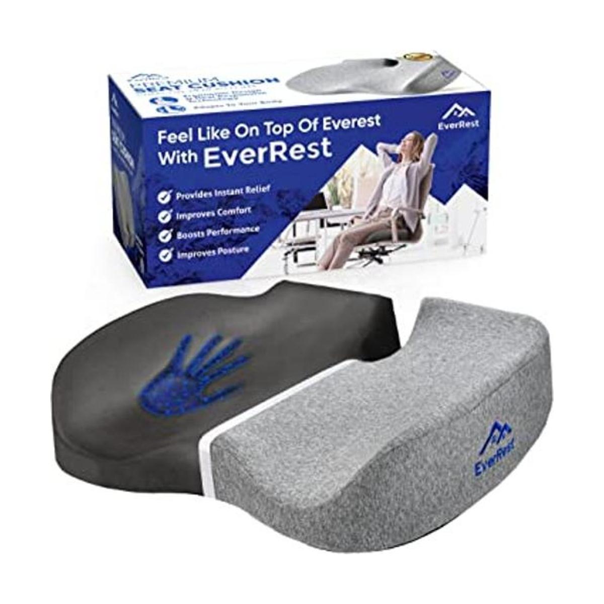 EverRest Seat Cushion for Office Chair Large Firm Memory
