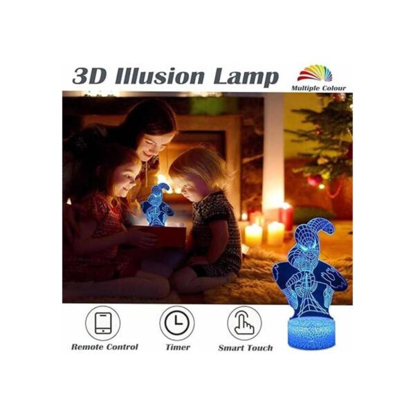Lámpara LED de ilusión 3D luz nocturna 3D para niños 16_2