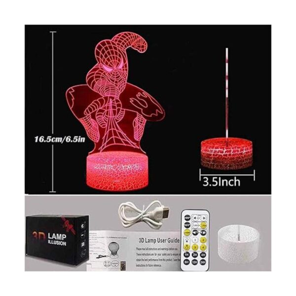 Lámpara LED de ilusión 3D luz nocturna 3D para niños 16_4
