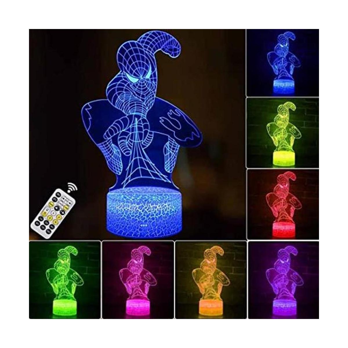 Lámpara LED de ilusión 3D luz nocturna 3D para niños 16