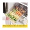 Paquete de 3 cubos organizadores de refrigerador con cajón_2