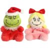 Aurora Palm Pals Paquete de 2 piezas de felpa navideña_1