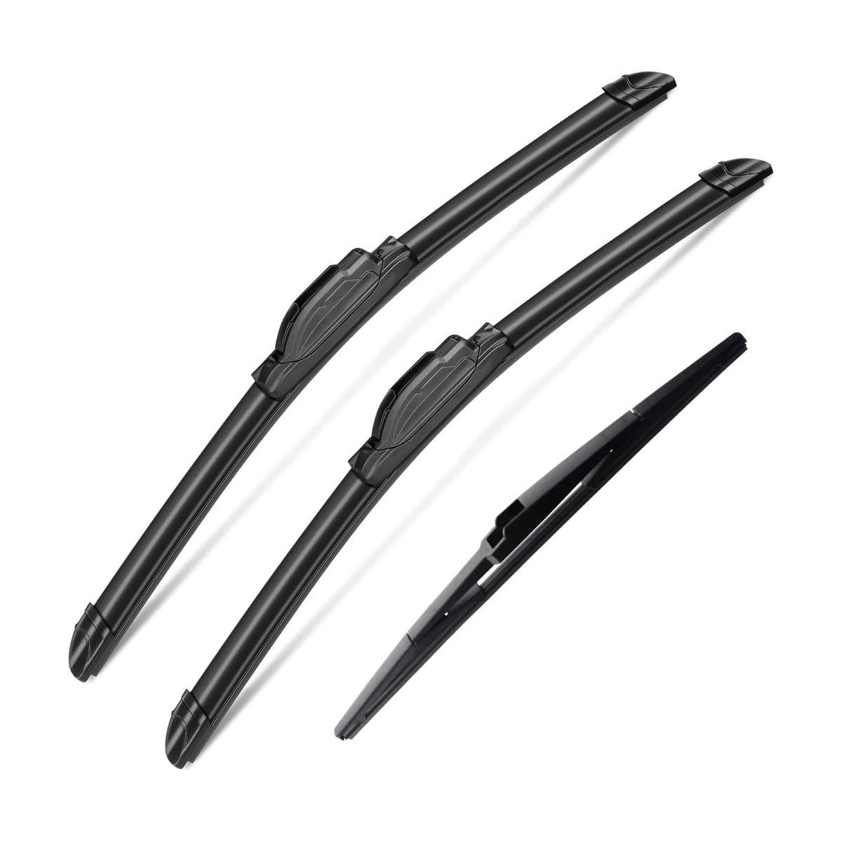 Juego de 3 limpiaparabrisas para Jeep Wrangler JK