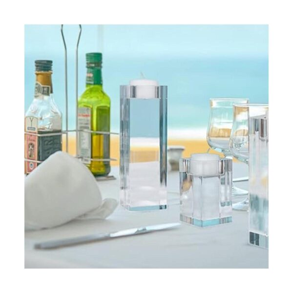 Clear Candle Holders for Table Centerpiece for Dining Room_3