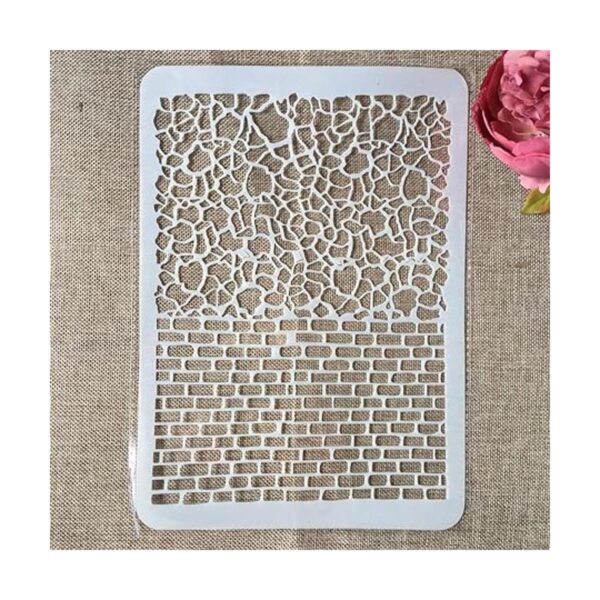 TIAMECH 6 plantillas de textura de mosaico para pintar