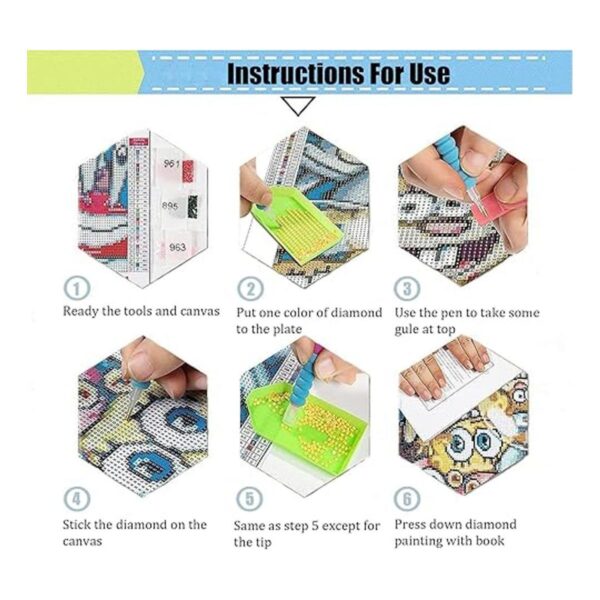 QAZWSX Kits de pintura de diamantes para perros 5D
