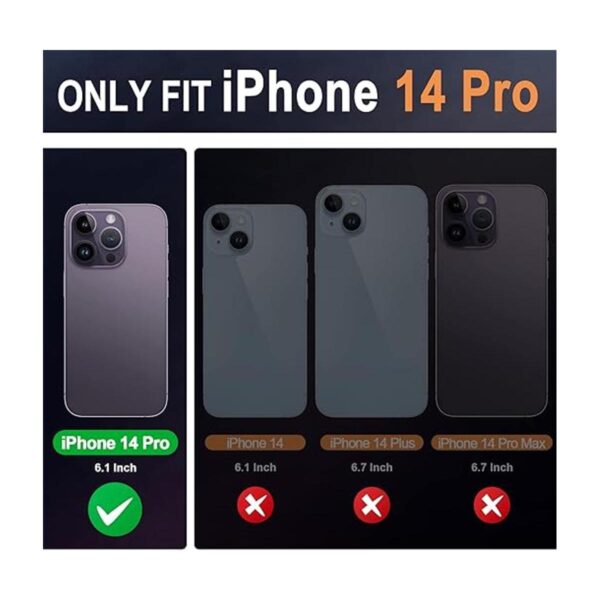 SHIELDON Funda tipo cartera para iPhone 14 Pro 5G 2022 de_2