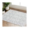 JINCHAN Area Rug 2x3 Entryway Grey Modern Rug Kitchen Low