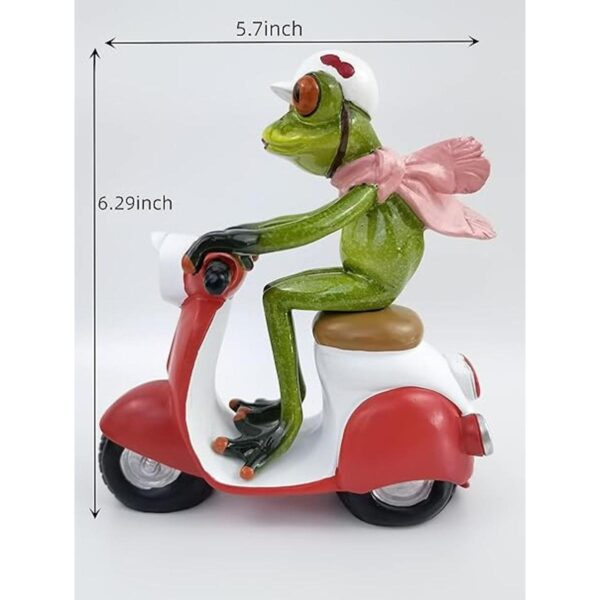 Figuras de rana decorativas divertidas y creativas estatua