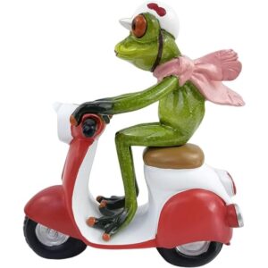Figuras de rana decorativas divertidas y creativas estatua