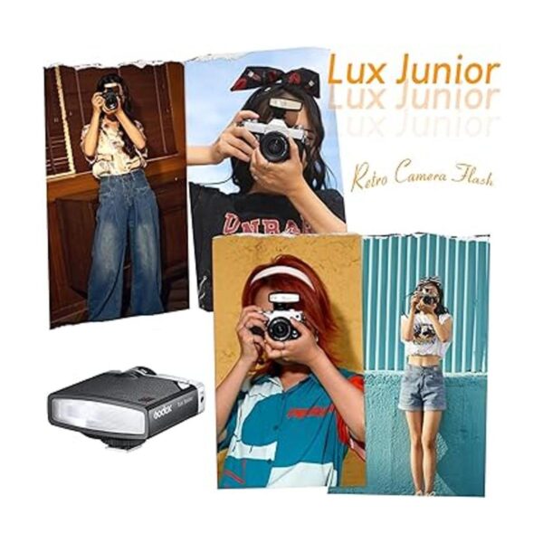 Godox Lux Junior Retro Camera Flash GN12 6000K 200K_3
