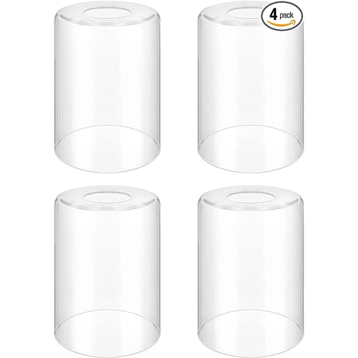 Licperron Paquete de 4 pantallas de cristal transparente