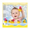 Mini patos de goma amarillos baby shower pequeños patos_6