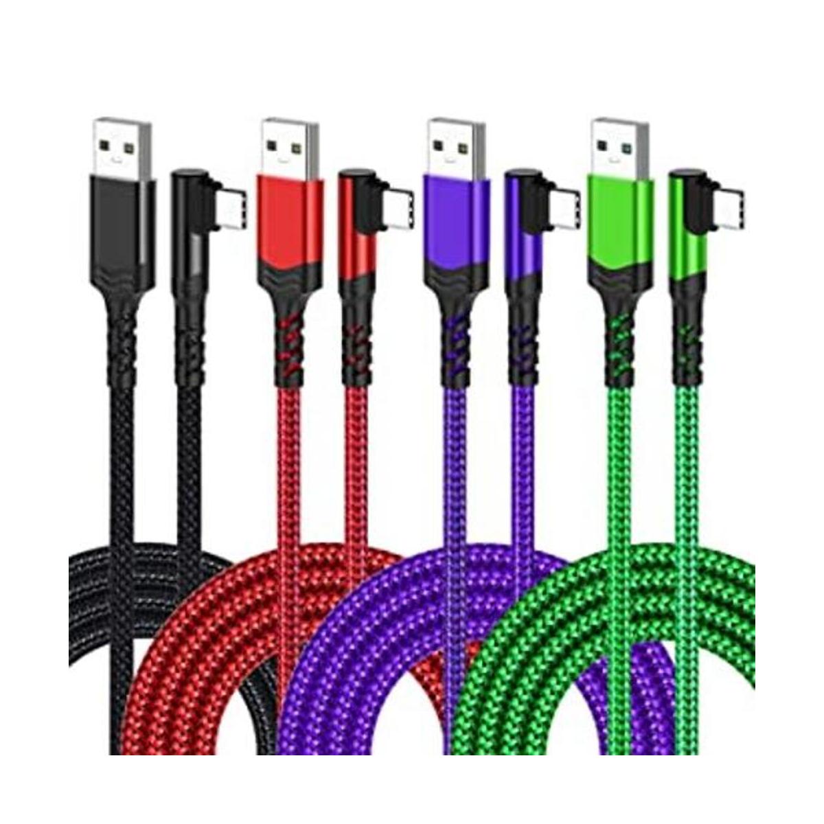 Agtray Cable USB C de 10 pies paquete de 4 cables USB A