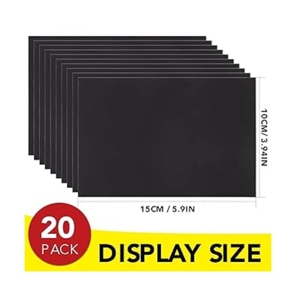 DIYMAG Hojas adhesivas magnéticas 4 x 6 pulgadas paquete