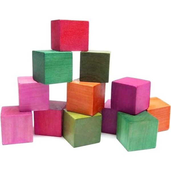 HOZEON 45 cubos de madera de 2 pulgadas bloques de madera_6